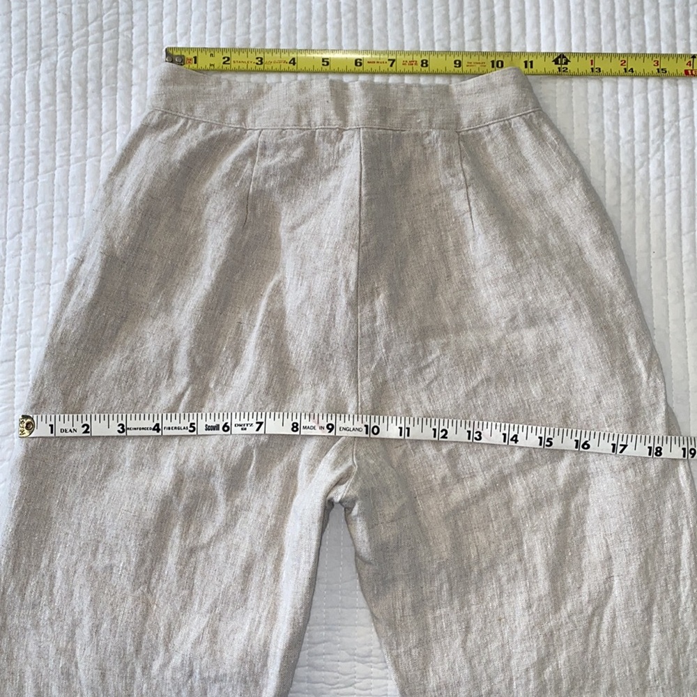 DISSH 100% Linen Wide Leg Pants - Picture 8 of 9